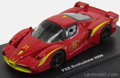 FERRARI  FXX EVOLUZIONE N 31 RACING 2007  RED YELLOW