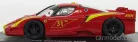 FERRARI  FXX EVOLUZIONE N 31 RACING 2007  RED YELLOW