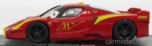 FERRARI  FXX EVOLUZIONE N 31 RACING 2007  RED YELLOW