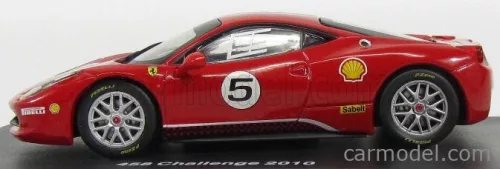 FERRARI  458 ITALIA 8C N 5 CHALLENGE 2010  ROSSO CORSA 322 RED