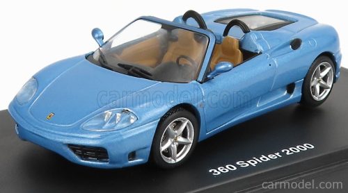 FERRARI  360 SPIDER 2000  LIGHT BLUE MET