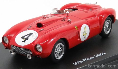 FERRARI  375 PLUS 5.0L V12 SPIDER TEAM SCUDERIA FERRARI N 4 WINNER 24h LE MANS 1954 MAURICE TRINTIGNANT - JOSE FROILAN GONZALES  RED