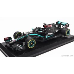   MERCEDES GP  F1  W11 EQ PERFORMANCE TEAM AMG PETRONAS MOTORSPORT N 44 WORLD CHAMPION WINNER SPANISH GP 2020 LEWIS HAMILTON - BLISTER BOX  BLACK GREEN
