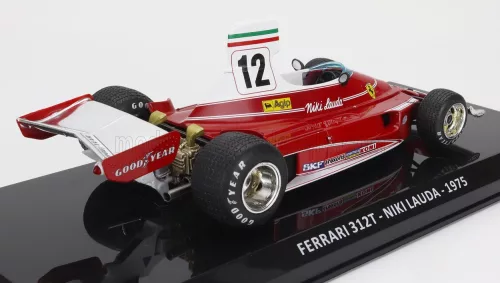 FERRARI - F1 312T SCUDERIA FERRARI N 12 WORLD CHAMPION SEASON 1975 NIKI LAUDA - BLISTER BOX