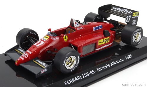 FERRARI  F1  156-85 N 27 WINNER GERMANY GP 1985 MICHELE ALBORETO - BLISTER BOX  RED BLACK