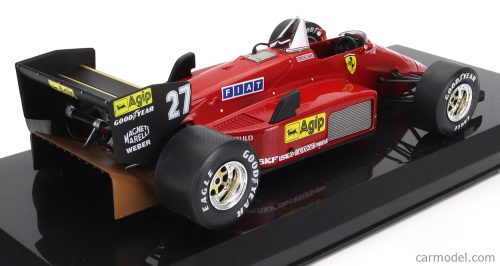 FERRARI  F1  156-85 N 27 WINNER GERMANY GP 1985 MICHELE ALBORETO - BLISTER BOX  RED BLACK