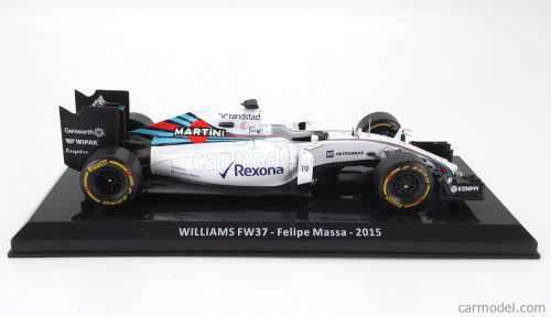 WILLIAMS  F1  FW37 TEAM MARTINI RACING N 19 3rd MONZA ITALY GP 2015 FELIPE MASSA - BLISTER BOX  WHITE