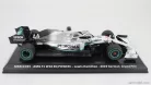 MERCEDES GP  F1  W10 EQ POWER+ TEAM AMG PETRONAS MOTORSPORT WORLD CHAMPION N 44 GERMAN GP 2019 LEWIS HAMILTON - DAMAGE BLISTER BOX  WHITE SILVER BLACK