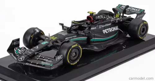 MERCEDES GP  F1 W14 TEAM MERCEDES-AMG PETRONAS FORMULA ONE N 44 SEASON 2023 LEWIS HAMILTON - BLISTER BOX  BLACK