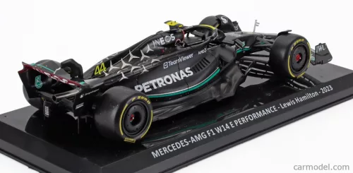 MERCEDES GP  F1 W14 TEAM MERCEDES-AMG PETRONAS FORMULA ONE N 44 SEASON 2023 LEWIS HAMILTON - BLISTER BOX  BLACK
