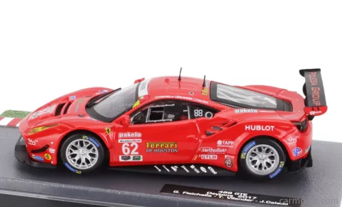 FERRARI  488 GTE 3.9L TURBO V8 TEAM RISI COMPETIZIONE N 62 24h DAYTONA 2017 GIANCARLO FISICHELLA - JAMES CALADO - TONI VILANDER  RED