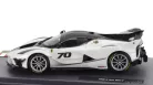 FERRARI  FXX-K EVO N 70 PRESS 2017  BIANCO ITALIA - WHITE PEARL MET