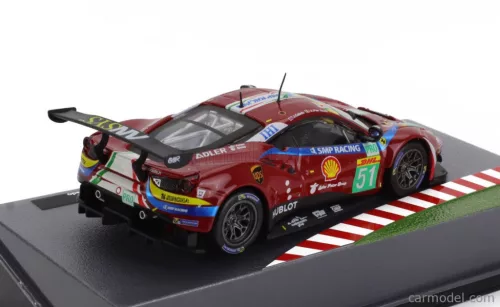 FERRARI  488 GT3 3.9L TURBO V8 TEAM AF CORSE N 51 6h SILVERSTONE 2017 ALESSANDRO PIERGUIDI - JAMES CALADO  RED
