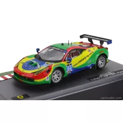   FERRARI  458 ITALIA GT3 4.5L V8 TEAM SCUDERIA CORSA N 64 24h DAYTONA 2015 ANDREA BERTOLINI - FRANCISCO LONGO - DANIEL SERRA - MARCOS GOMES  RED GREEN BLUE YELLOW