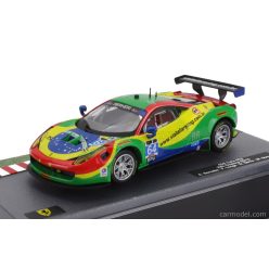   FERRARI  458 ITALIA GT3 4.5L V8 TEAM SCUDERIA CORSA N 64 24h DAYTONA 2015 ANDREA BERTOLINI - FRANCISCO LONGO - DANIEL SERRA - MARCOS GOMES  RED GREEN BLUE YELLOW
