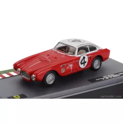   FERRARI  340 MEXICO VIGNALE COUPE N 4 RALLY CARRERA PANAMERICANA 1953 PHIL HILL - RICHIE GINTHER  RED WHITE