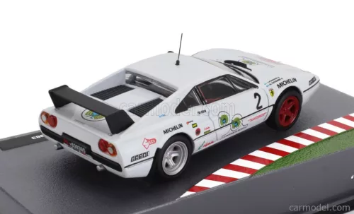 FERRARI  308 GTB Gr.2 N 2 RALLY MONZA 1983 HENRI TOIVONEN - JUHA PIIRONEN  WHITE