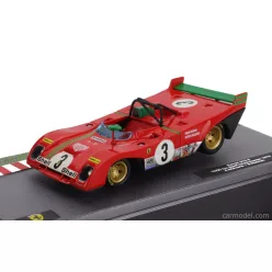   FERRARI  312PB N 3 WINNER 1000Km SPA FRANCORCHAMPS 1972 BRIAN REDMAN - ARTURO MERZARIO  RED GREEN
