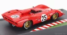 FERRARI  312P 3-0L SPIDER TEAM SEFAC N 25 2nd 12h SEBRING 1969 MARIO ANDRETTI - CHRIS AMON  RED