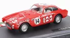 FERRARI  340 MEXICO VIGNALE COUPE N 14 RALLY CARRERA PANAMERICANA MEXICO 1952 ALBERTO ASCARI - LUIGI VILLORESI  RED WHITE