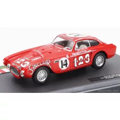   FERRARI  340 MEXICO VIGNALE COUPE N 14 RALLY CARRERA PANAMERICANA MEXICO 1952 ALBERTO ASCARI - LUIGI VILLORESI  RED WHITE