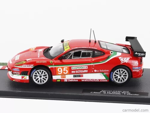FERRARI  F430 GT2 4-0L V8 TEAM AF CORSE N 95 24h LE MANS 2010 JEAN ALESI - GIANCARLO FISICHELLO - TONI VILANDER  RED