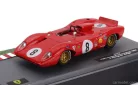 FERRARI  312P SPIDER N 8 2nd 1000Km SPA FRANCORCHAMPS 1969 PEDRO RODRIGUEZ - DAVID PIPER  RED