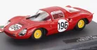 FERRARI  DINO 206S COUPE TEAM SEFAC N 196 2nd TARGA FLORIO 1966 GIANCARLO BAGHETTI - JEAN GUICHET  RED WHITE