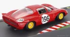 FERRARI  DINO 206S COUPE TEAM SEFAC N 196 2nd TARGA FLORIO 1966 GIANCARLO BAGHETTI - JEAN GUICHET  RED WHITE