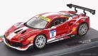 FERRARI  488 GTB N 11 CHALLENGE TROFEO PIRELLI 2018 NIKLAS NIELSEN  RED MET WHITE