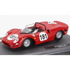   FERRARI  275P SPIDER N 181 OLLON-VILLARS 1965 GIANPIERO BISCALDI  RED
