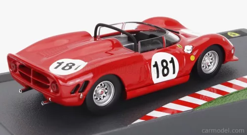 FERRARI  275P SPIDER N 181 OLLON-VILLARS 1965 GIANPIERO BISCALDI  RED
