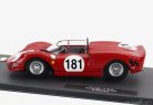 FERRARI  275P SPIDER N 181 OLLON-VILLARS 1965 GIANPIERO BISCALDI  RED