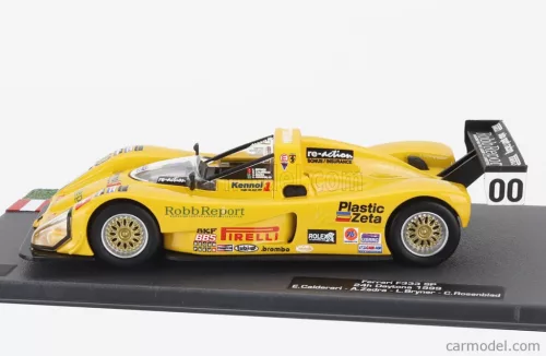 FERRARI  F333 SP 4-0L V12 TEAM AUTOSPORT RACING N 00 WINNER 24h DAYTONA 1999 ENZO CALDERARI - ANGELO ZADRA - LILIAN BRYNER - CARL ROSENBLAD  YELLOW BLACK