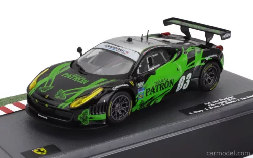 FERRARI  458 ITALIA 4.5L V8 GRAND-AM TEAM EXTREME SPEED MOTORSPORT N 03 24h DAYTONA 2012 SCOTT SHARP - ED BROWN - JOHANNES VAN OVERBEEK - GUY COSMO  GREEN BLACK