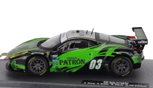 FERRARI  458 ITALIA 4.5L V8 GRAND-AM TEAM EXTREME SPEED MOTORSPORT N 03 24h DAYTONA 2012 SCOTT SHARP - ED BROWN - JOHANNES VAN OVERBEEK - GUY COSMO  GREEN BLACK