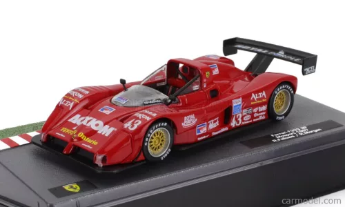 FERRARI  F333 SP 4.0L V12 TEAM SCANDIA N 43 12h SEBRING 1997 CHARLES MORGAN - ROB MORGAN - FERMIN VELEZ - ANDY EVANS  RED