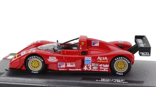 FERRARI  F333 SP 4.0L V12 TEAM SCANDIA N 43 12h SEBRING 1997 CHARLES MORGAN - ROB MORGAN - FERMIN VELEZ - ANDY EVANS  RED