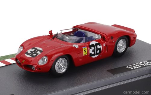 FERRARI  248SP SPIDER TEAM N.A.R.T. N 36 12h SEBRING 1962 PETER RYAN - JOHN FULP  RED