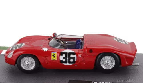 FERRARI  248SP SPIDER TEAM N.A.R.T. N 36 12h SEBRING 1962 PETER RYAN - JOHN FULP  RED