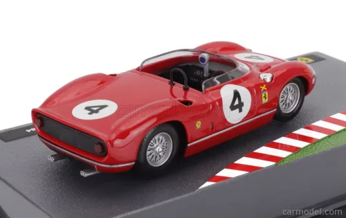 FERRARI  330P SPIDER 4.0L V12 N 4 MOSPORT GRAND PRIX 1964 PEDRO RODRIGUEZ  RED