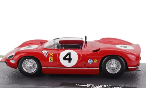 FERRARI  330P SPIDER 4.0L V12 N 4 MOSPORT GRAND PRIX 1964 PEDRO RODRIGUEZ  RED