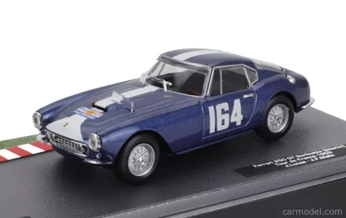 FERRARI  250 GT BERLINETTA INTERIM N 164 TOUR DE FRANCE 1959 JEAN LUCAS - JEAN FRANCOIS MALLE  BLUE WHITE