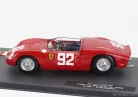 FERRARI  DINO 246SP SPIDER N 92 WINNER 1000km NURBURGRING 1962 PHIL HILL - OLIVIER GENDEBIEN  RED