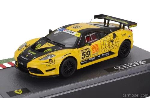FERRARI  F430 GT3 SCUDERIA KESSEL RACING N 59 GT OPEN INTERNATIONAL 2009 MICHAL BRONISZEWSKI - PHILIPP PETER  YELLOW BLACK