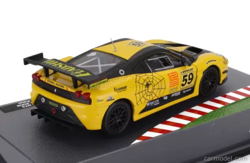 FERRARI  F430 GT3 SCUDERIA KESSEL RACING N 59 GT OPEN INTERNATIONAL 2009 MICHAL BRONISZEWSKI - PHILIPP PETER  YELLOW BLACK