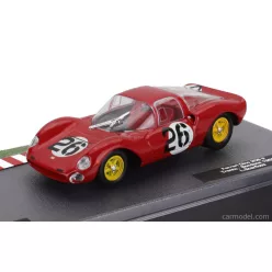   FERRARI  206SP DINO SPIDER TEAM SCUDERIA FERRARI SEFAC N 26 WINNER TRENTO-BONDONE 1965 LUDOVICO SCARFIOTTI  RED