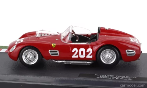 FERRARI  250TR SPIDER N 202 TARGA FLORIO 1960 CLIFF ALLISON - RICHIE GINTHER  RED
