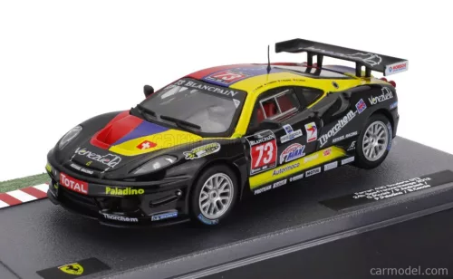 FERRARI  F430 GT3 SCUDERIA TEAM KESSEL RACING N 73 24h SPA FRANCORCHAMPS 2012 PAOLO ANDREASI - PABLO PALADINO - GIACOMO PICCINI - BENIAMINO CACCIA  BLACK YELLOW BLUE RED