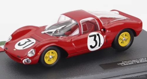 FERRARI  DINO 166P COUPE N 31 1000km NURBURGRING 1965 LORENZO BANDINI - NINO VACCARELLA  RED